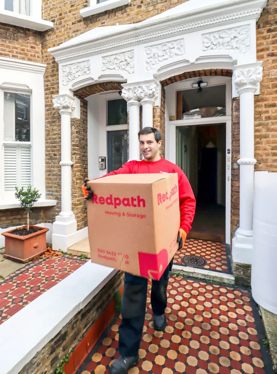 Redpath removals team on a residential move in London