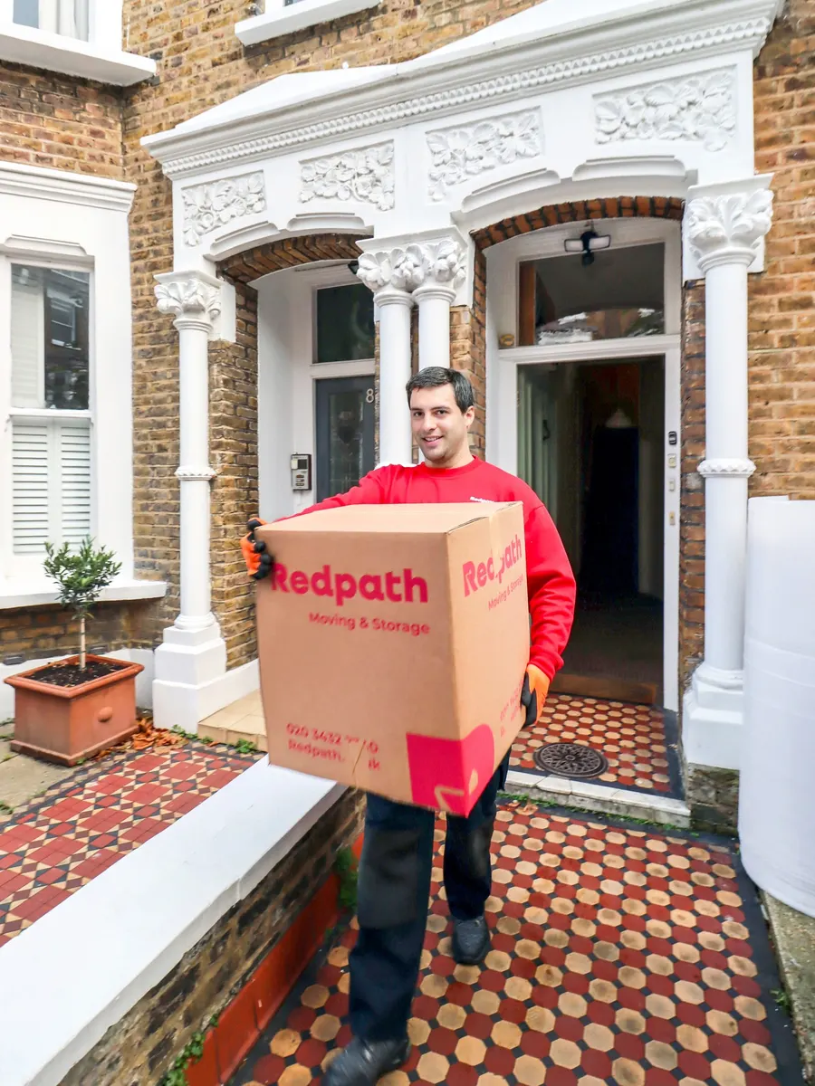 Redpath removals team on a residential move in London